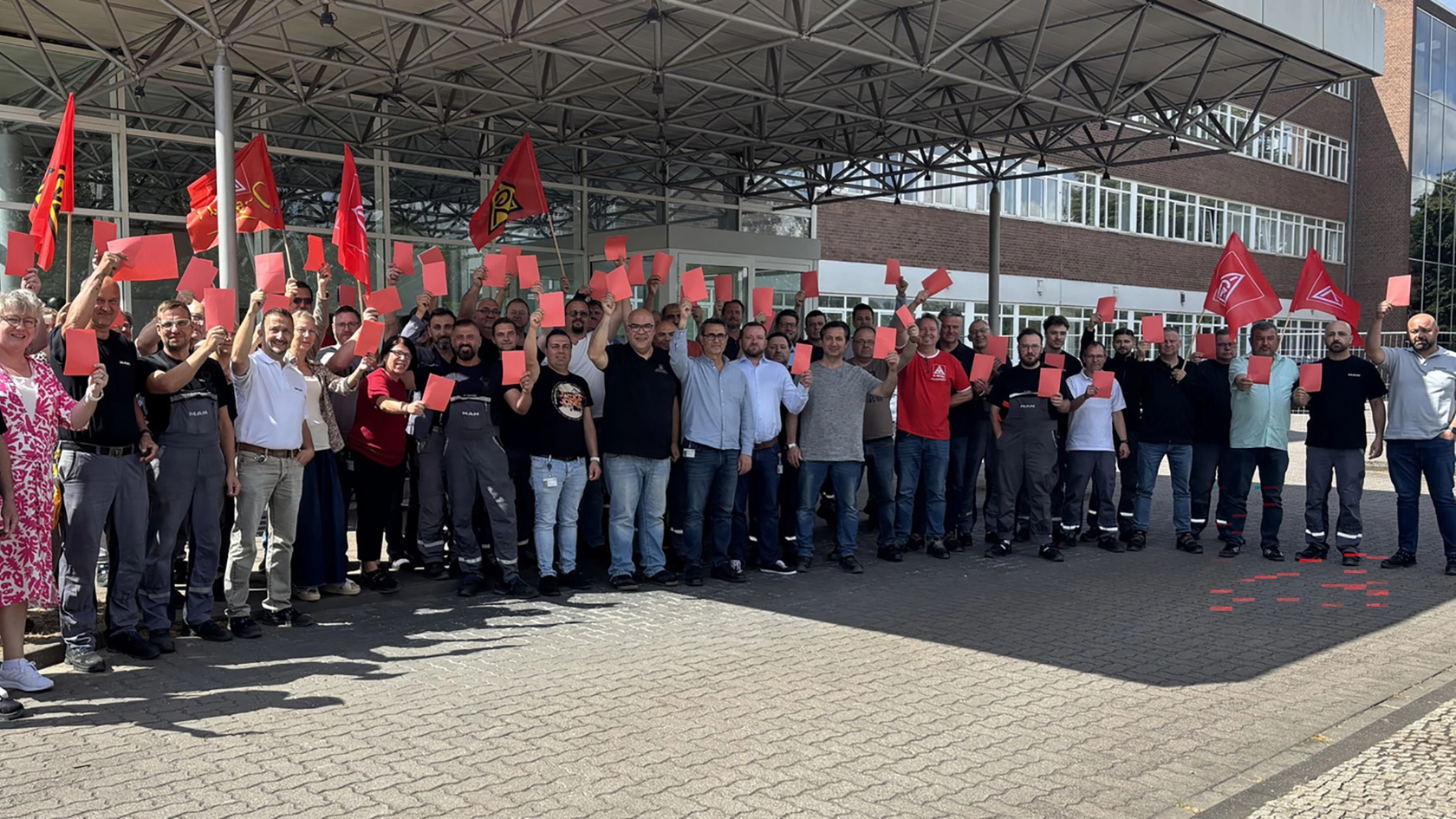 Aktion bei MAN Salzgitter