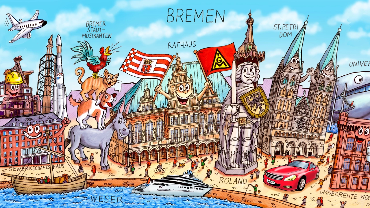 Unser wunderschönes Wimmelbild